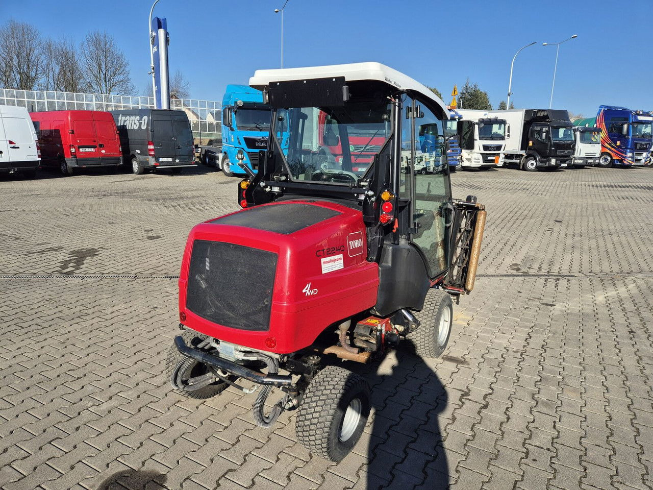 Lawn mower TORO Toro CT2240 / 4WD / Like NEW / Only 1681MTH: picture 8