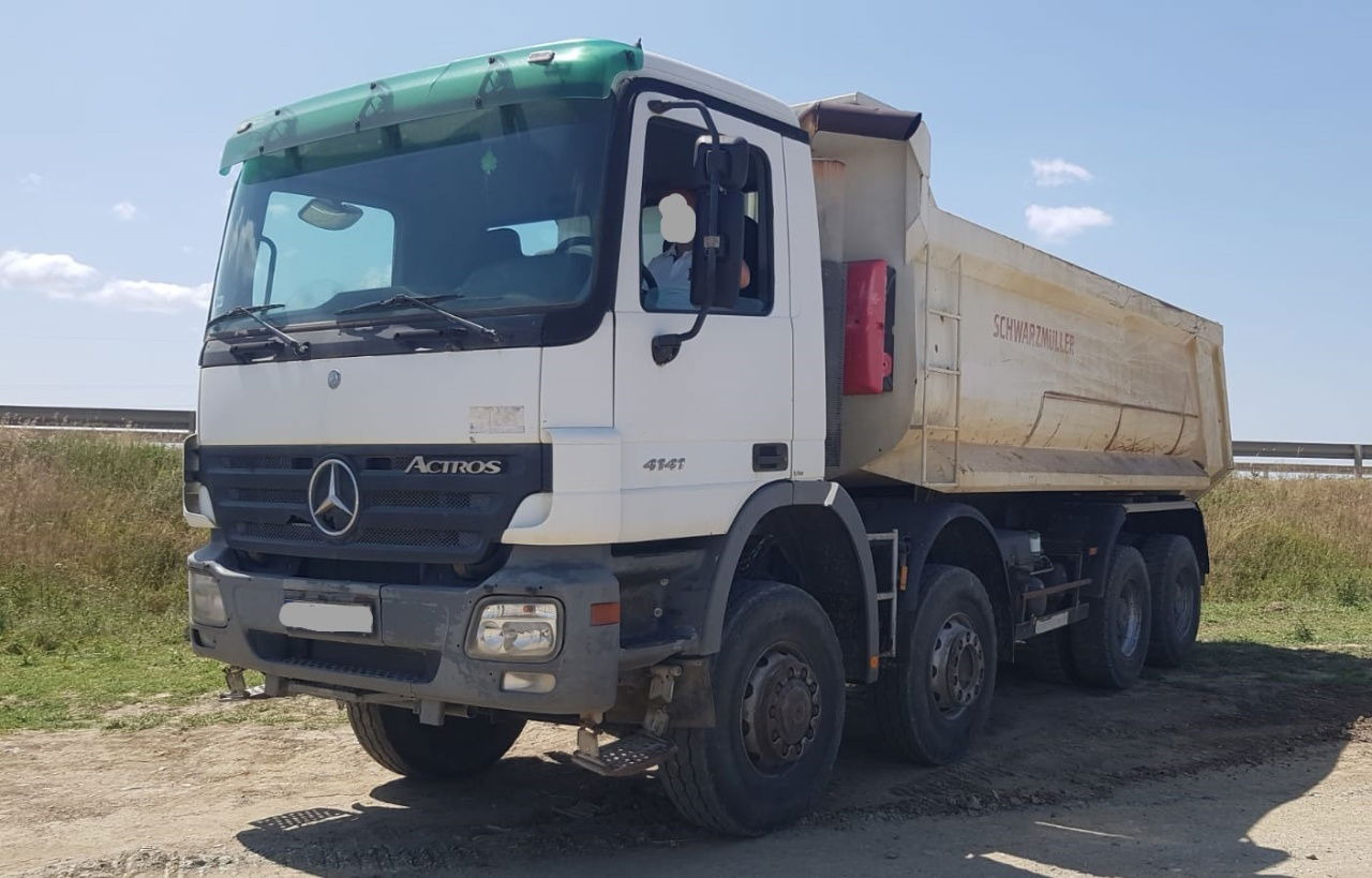 Mercedes-Benz Actros 4141 K 8x6 schwarzmuller mulda tipper - Tipper: picture 1 Mercedes-Benz Actros 4141 K 8x6 schwarzmuller mulda tipper - Tipper: picture 1
