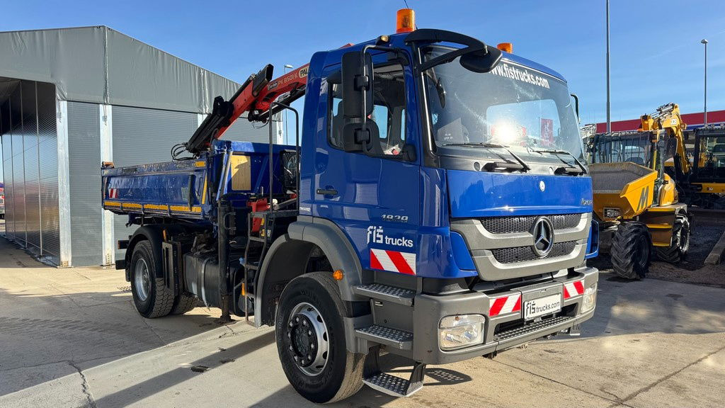 Mercedes-Benz Axor 1829 K 4x2 meiller tipper - crane PK8501 remote - Tipper: picture 2 Mercedes-Benz Axor 1829 K 4x2 meiller tipper - crane PK8501 remote - Tipper: picture 2