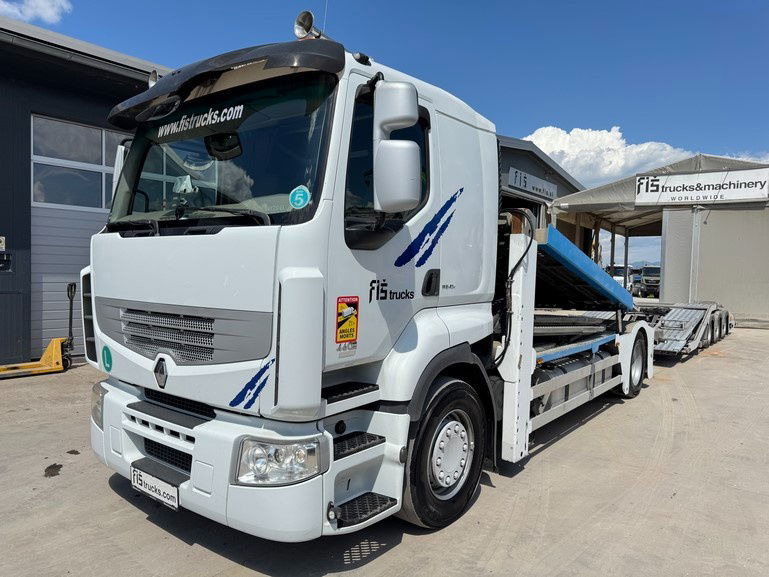 Renault Premium 460 4x2 LKW transporter + rolfo trailer - Car transporter truck: picture 1 Renault Premium 460 4x2 LKW transporter + rolfo trailer - Car transporter truck: picture 1