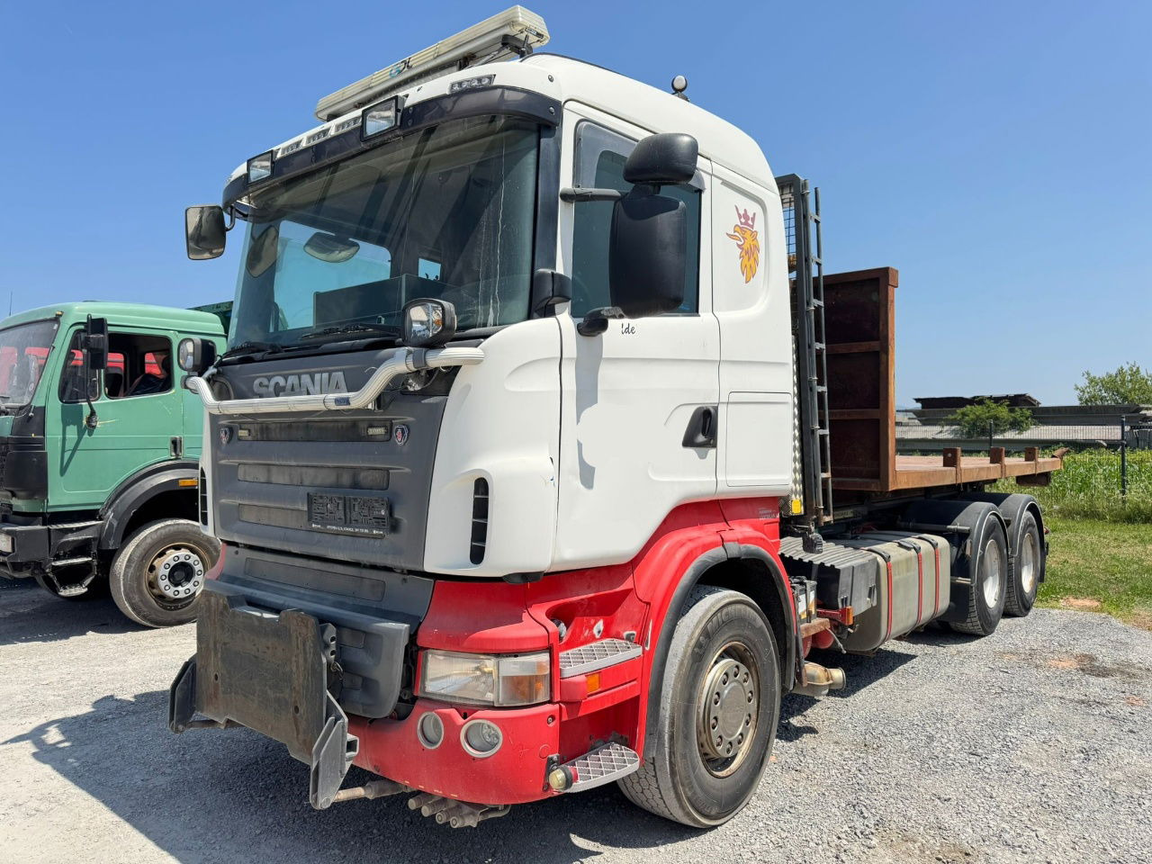 Scania R400 6x2 abroll tipper + plato - Container transporter/ Swap body truck: picture 1 Scania R400 6x2 abroll tipper + plato - Container transporter/ Swap body truck: picture 1