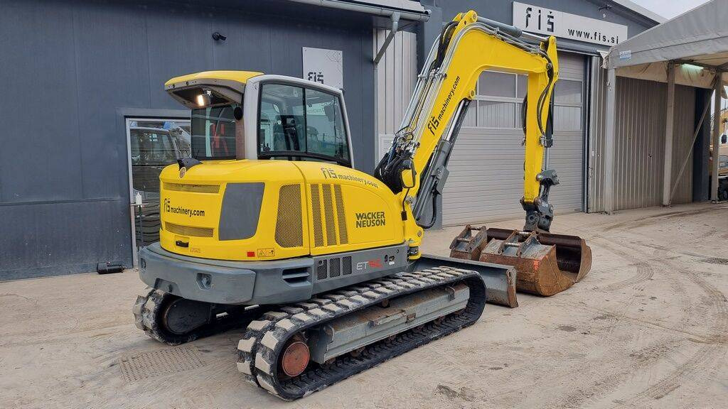 WACKER NEUSON ET90 - Powertilt - 3X Buckets - 2018 Year - Camera - Mini excavator: picture 5 WACKER NEUSON ET90 - Powertilt - 3X Buckets - 2018 Year - Camera - Mini excavator: picture 5
