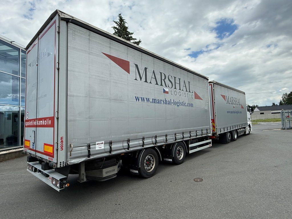 MAN TGX24.510 EURO 6 6x2 + Wecon - Curtain side truck, Curtainsider trailer: picture 3 MAN TGX24.510 EURO 6 6x2 + Wecon - Curtain side truck, Curtainsider trailer: picture 3