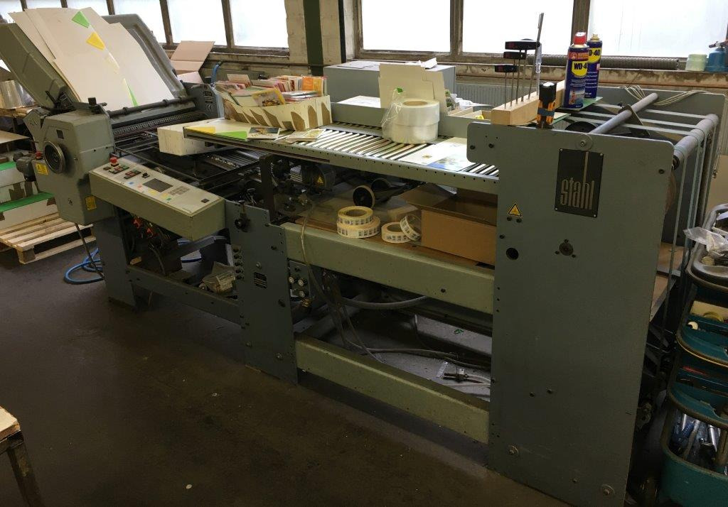 Four buckle plate folder with round pile feeder steel TD 52-4-RD with stream delivery - Folding machine: picture 2 Four buckle plate folder with round pile feeder steel TD 52-4-RD with stream delivery - Folding machine: picture 2