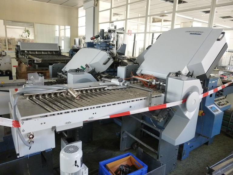 Heidelberg Stahlfolder PFH-82 pallet feeder with SSP-82 slitter shaft station - Folding machine: picture 4 Heidelberg Stahlfolder PFH-82 pallet feeder with SSP-82 slitter shaft station - Folding machine: picture 4