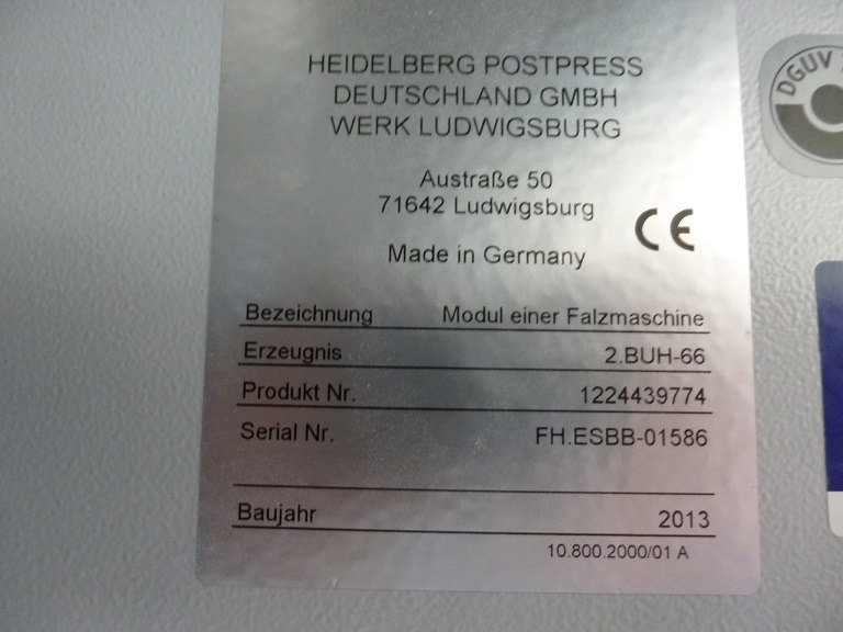 Folding machine Heidelberg Stahlfolder PFH-82 pallet feeder with SSP-82 slitter shaft station: picture 7 Folding machine Heidelberg Stahlfolder PFH-82 pallet feeder with SSP-82 slitter shaft station: picture 7