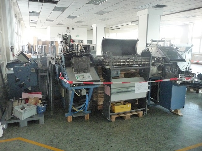 Folding machine Heidelberg Stahlfolder PFH-82 pallet feeder with SSP-82 slitter shaft station: picture 14 Folding machine Heidelberg Stahlfolder PFH-82 pallet feeder with SSP-82 slitter shaft station: picture 14