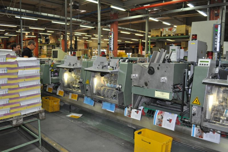 High Speed saddlestitcher Müller Martini Prima Amrys Year 2000 - Printing machinery: picture 1 High Speed saddlestitcher Müller Martini Prima Amrys Year 2000 - Printing machinery: picture 1