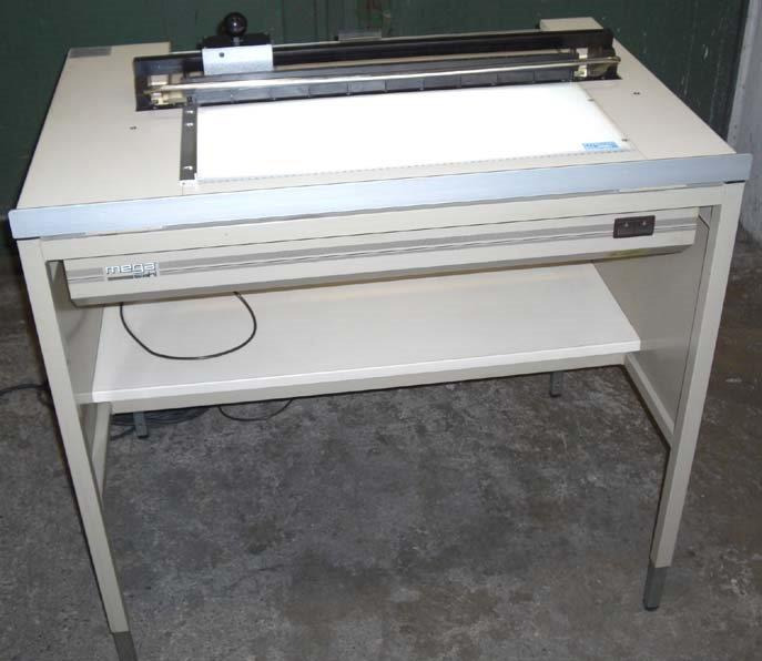 Mega steel cutter 699-2 on light table with waste box - Paper cutting machine: picture 4 Mega steel cutter 699-2 on light table with waste box - Paper cutting machine: picture 4