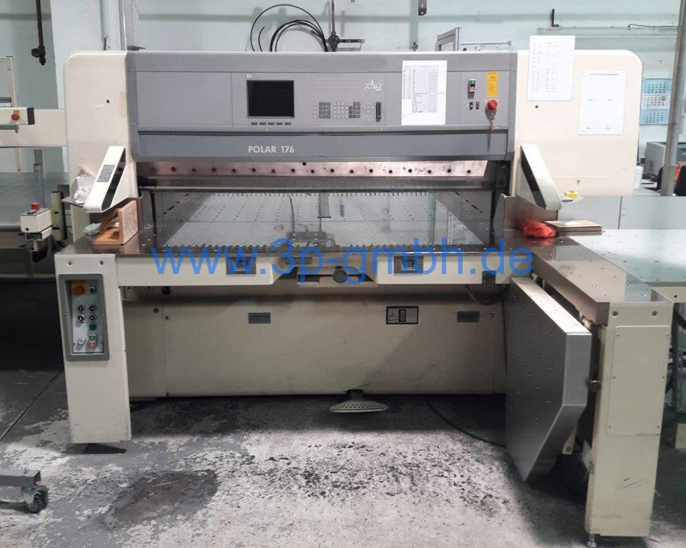POLAR large format high-speed cutter 176 ED with loading transomat Polar TR 185-BL-7 - Paper cutting machine: picture 1 POLAR large format high-speed cutter 176 ED with loading transomat Polar TR 185-BL-7 - Paper cutting machine: picture 1