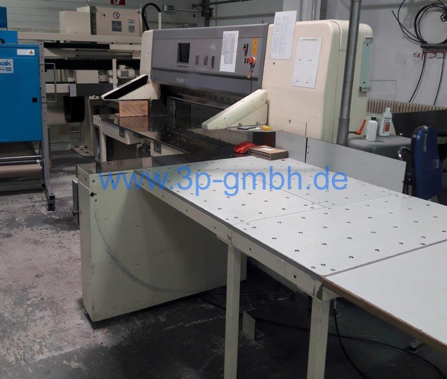 POLAR large format high-speed cutter 176 ED with loading transomat Polar TR 185-BL-7 - Paper cutting machine: picture 2 POLAR large format high-speed cutter 176 ED with loading transomat Polar TR 185-BL-7 - Paper cutting machine: picture 2