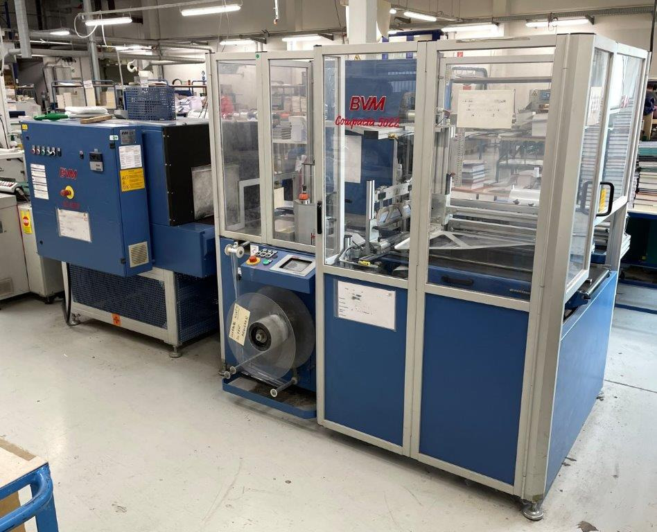 Series packer BVM Compacta 5022 with shrink tunnel SC 4530 - Packaging machinery: picture 1 Series packer BVM Compacta 5022 with shrink tunnel SC 4530 - Packaging machinery: picture 1