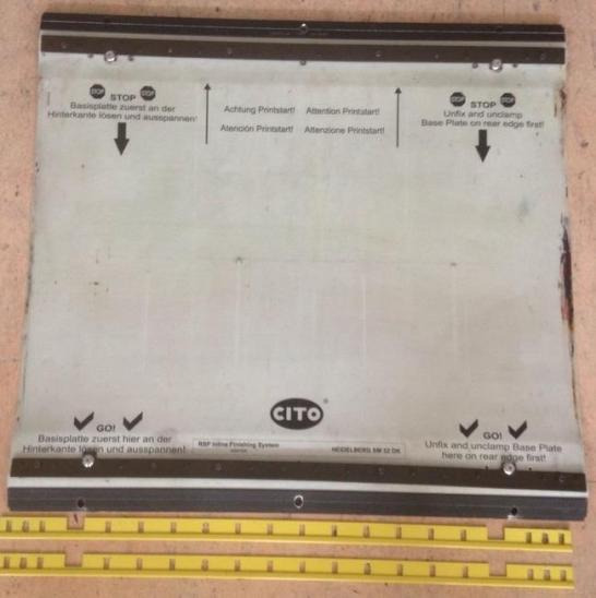 Cito RSP Finishing System for SM-52 - Spare parts for Printing machinery: picture 2 Cito RSP Finishing System for SM-52 - Spare parts for Printing machinery: picture 2