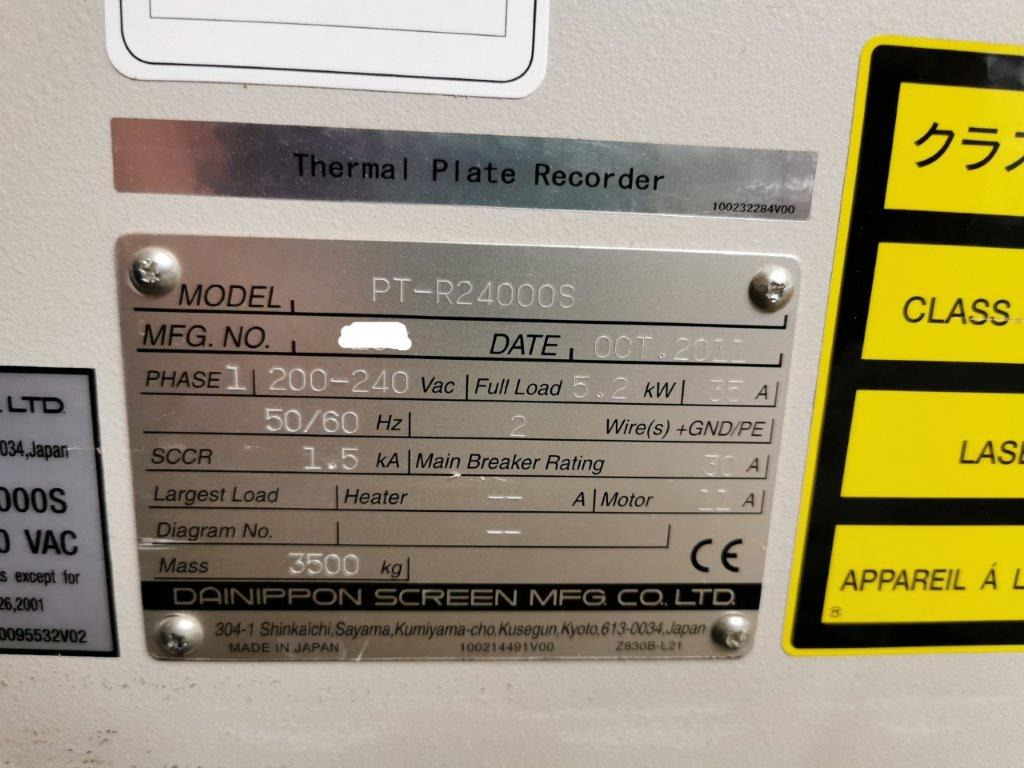 VlF sized 32-pages thermal CTP Agfa Avalon N 24-50 ( OEM Screen PlateRite Ultima 24000 S ) with 1 Bit Tiff catcher - Printing machinery: picture 2 VlF sized 32-pages thermal CTP Agfa Avalon N 24-50 ( OEM Screen PlateRite Ultima 24000 S ) with 1 Bit Tiff catcher - Printing machinery: picture 2