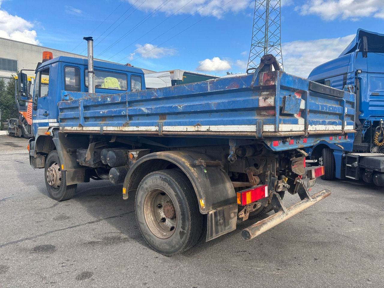 Tipper MAN 14.224 12.220 4x4 Meiller 3 Seitenkipper: picture 9