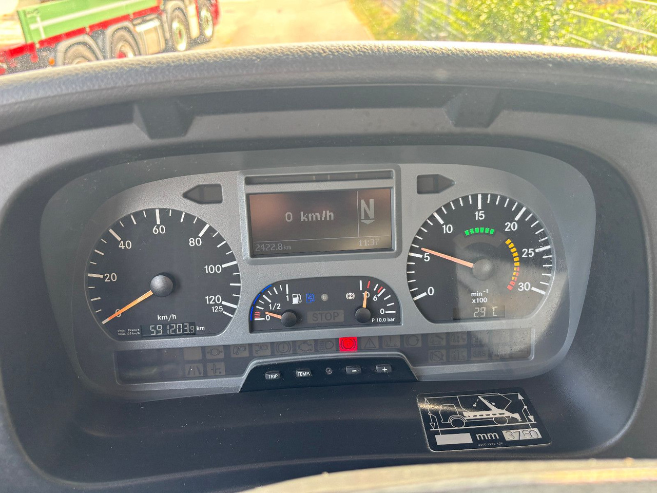 Tipper Mercedes-Benz 1833 Meiller kein 1840: picture 9 Tipper Mercedes-Benz 1833 Meiller kein 1840: picture 9