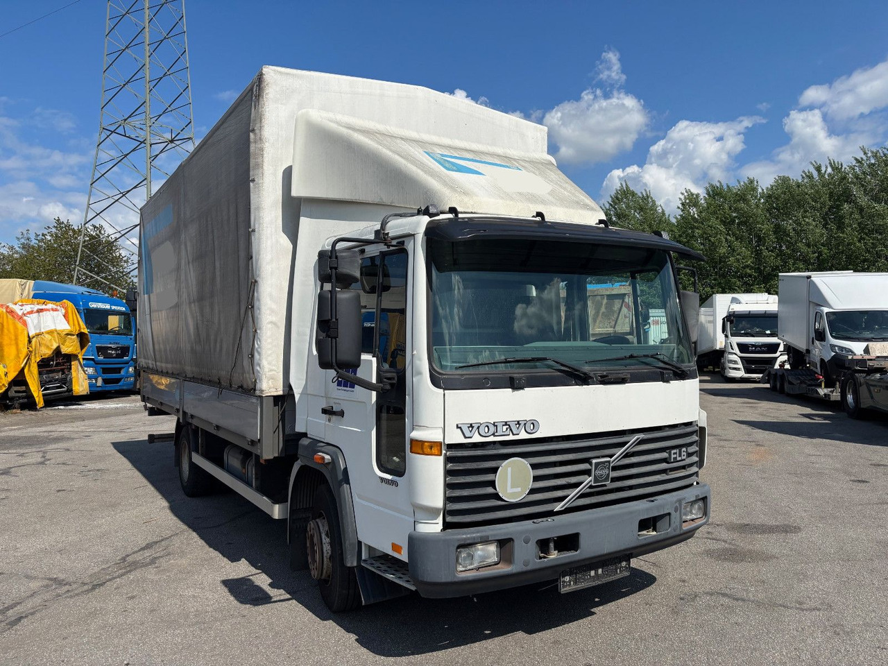 Volvo FL6 Klima/Luftfederung - Curtain side van: picture 2 Volvo FL6 Klima/Luftfederung - Curtain side van: picture 2