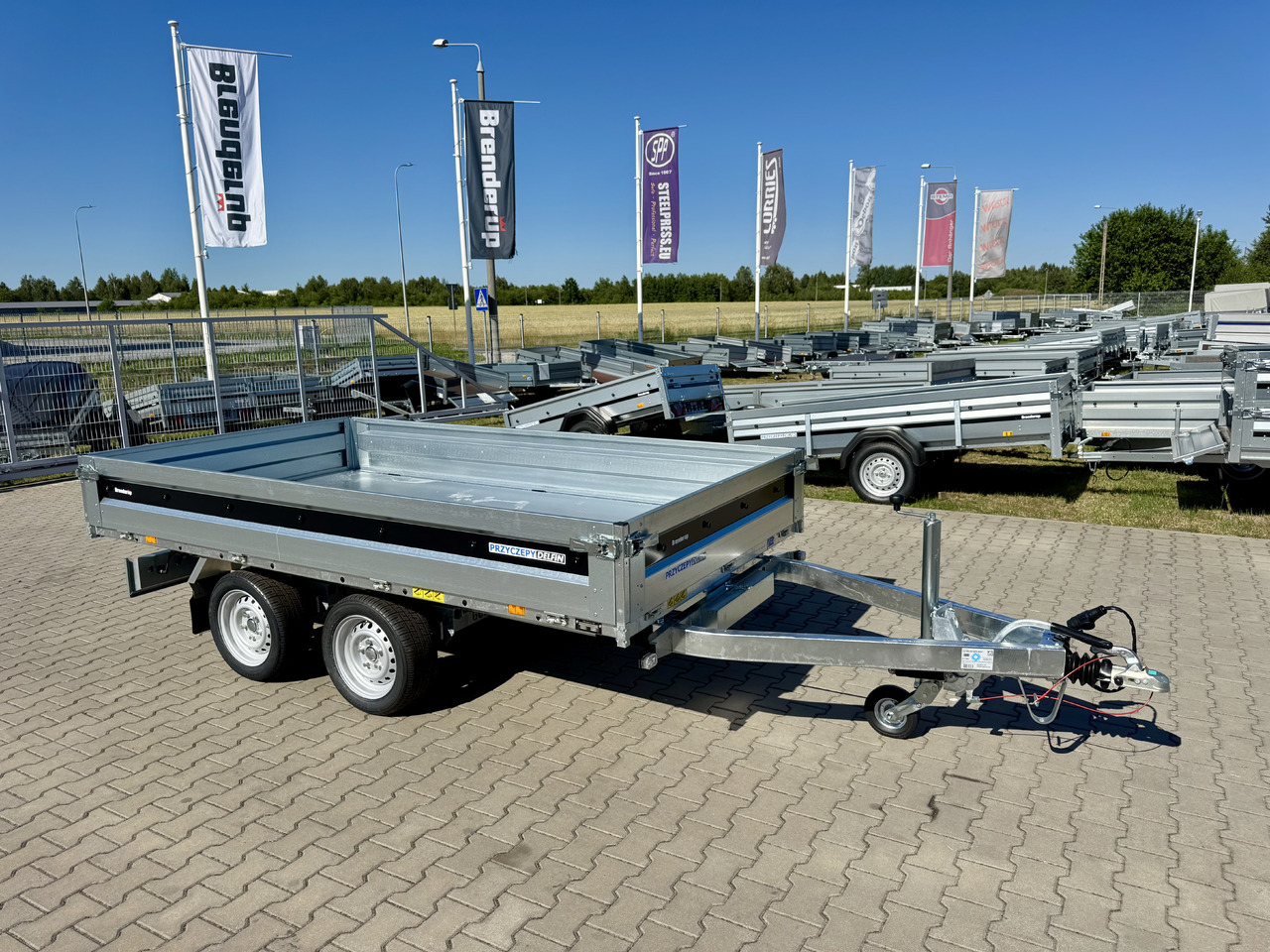 BRENDERUP BT4310STB2700 + najazdy ALU | 308 x 168 cm | 2700kg - Tipper trailer: picture 3 BRENDERUP BT4310STB2700 + najazdy ALU | 308 x 168 cm | 2700kg - Tipper trailer: picture 3