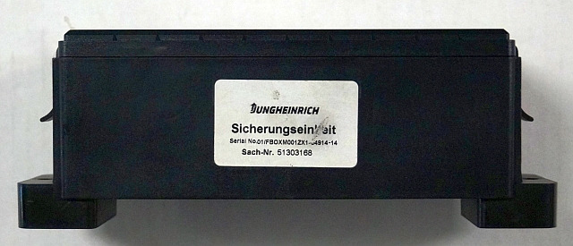 Jungheinrich 51303168 | Zekeringkast Fusebox sn. 01/FBOXM001ZX1-64914-14 - Fuse for Material handling equipment: picture 3 Jungheinrich 51303168 | Zekeringkast Fusebox sn. 01/FBOXM001ZX1-64914-14 - Fuse for Material handling equipment: picture 3