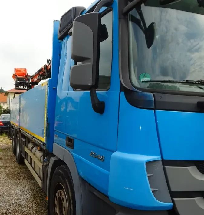 Mercedes-Benz Actros 2546/6x2/455KM/ zabudowana platforma ładunkowa / Kran Atlas 165.2 – żuraw hydrauliczny Atlas z chwytakiem do podnoszenia i przenoszenia ładunków / sterowana oś podnoszona / Euro - Dropside/ Flatbed truck, Crane truck: picture 2 Mercedes-Benz Actros 2546/6x2/455KM/ zabudowana platforma ładunkowa / Kran Atlas 165.2 – żuraw hydrauliczny Atlas z chwytakiem do podnoszenia i przenoszenia ładunków / sterowana oś podnoszona / Euro - Dropside/ Flatbed truck, Crane truck: picture 2
