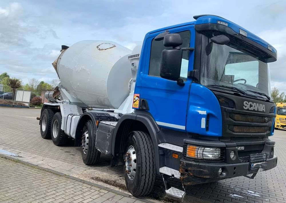 Scania P410 / Betonomieszarka Liebherr 9 m³ / 8x4 / 190 tys. km - Concrete mixer truck: picture 2 Scania P410 / Betonomieszarka Liebherr 9 m³ / 8x4 / 190 tys. km - Concrete mixer truck: picture 2