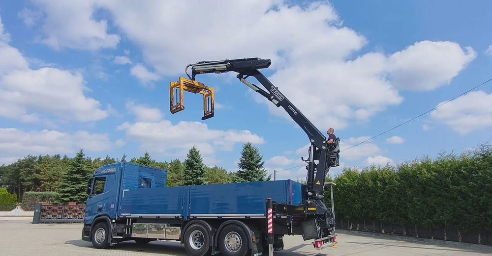Scania R 500 6x2 / HDS Fassi F 215 AS / Euro 6 / Retarder / Oś skrętna / 220 000 km! - Dropside/ Flatbed truck, Crane truck: picture 3 Scania R 500 6x2 / HDS Fassi F 215 AS / Euro 6 / Retarder / Oś skrętna / 220 000 km! - Dropside/ Flatbed truck, Crane truck: picture 3