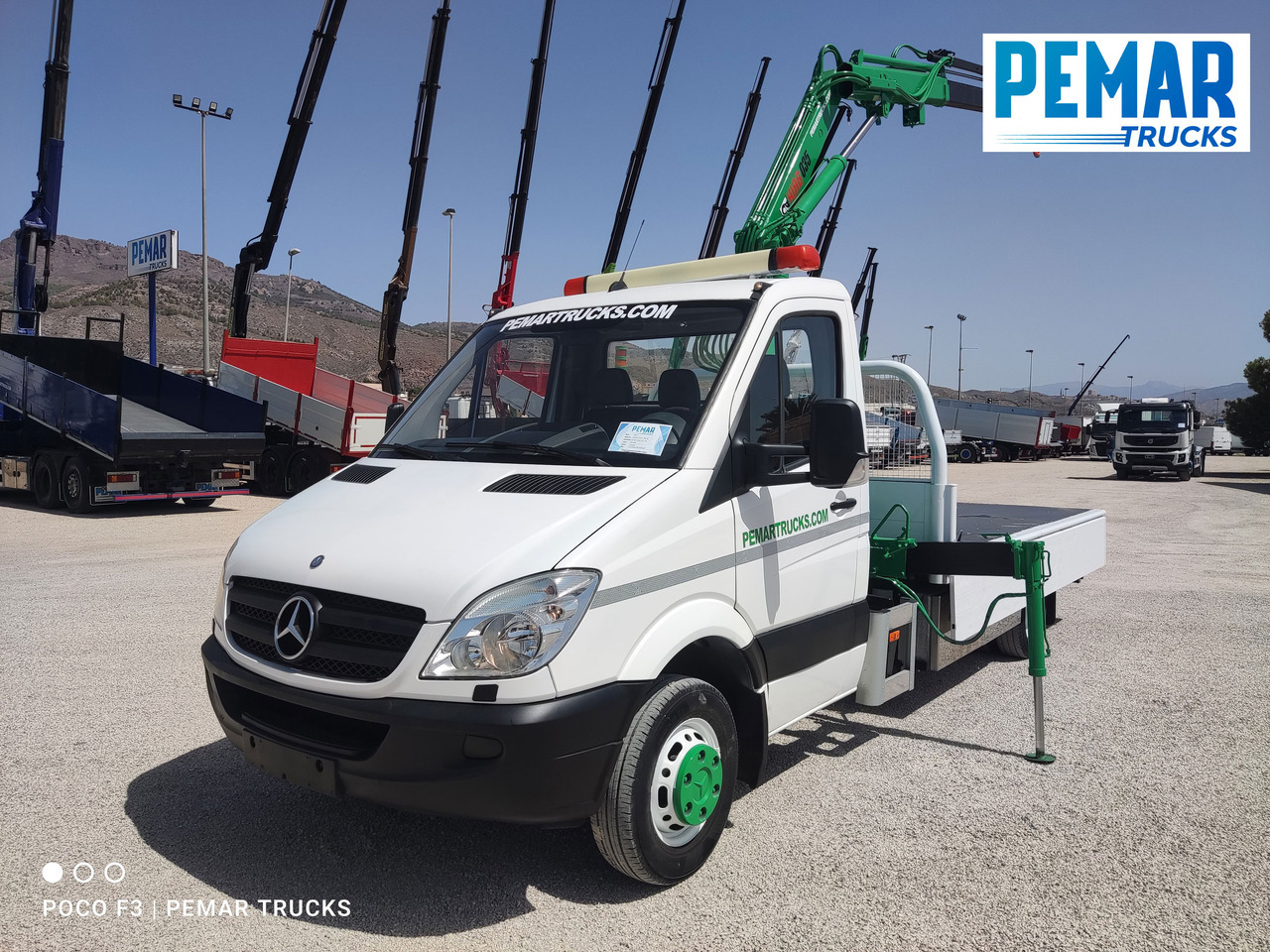 MERCEDES-BENZ SPRINTER 515 CDI GRUA CAJA FIJA 150 CV - Dropside/ Flatbed truck, Crane truck: picture 1 MERCEDES-BENZ SPRINTER 515 CDI GRUA CAJA FIJA 150 CV - Dropside/ Flatbed truck, Crane truck: picture 1