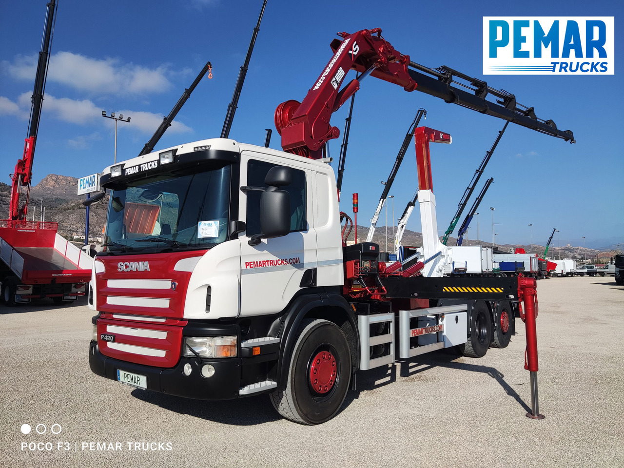 SCANIA P 420 GRUA GANCHO MULTILIFT 6X2 - Crane truck: picture 1 SCANIA P 420 GRUA GANCHO MULTILIFT 6X2 - Crane truck: picture 1
