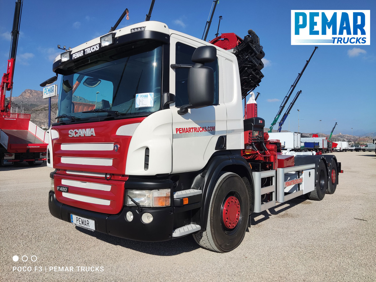 SCANIA P 420 GRUA GANCHO MULTILIFT 6X2 - Crane truck: picture 2 SCANIA P 420 GRUA GANCHO MULTILIFT 6X2 - Crane truck: picture 2