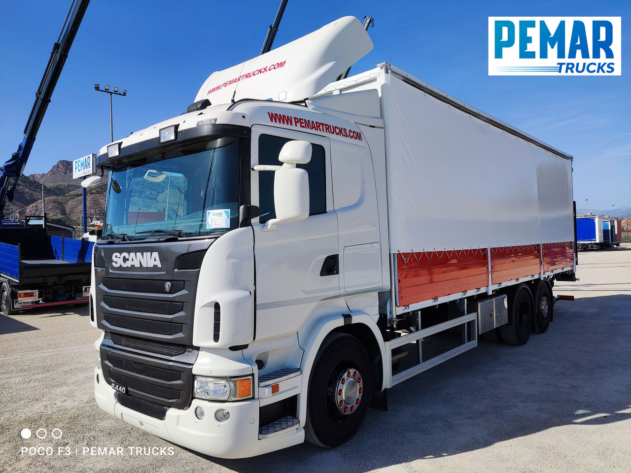 SCANIA R 440 6X2 SEMITAUTLINER - Curtain side truck: picture 2 SCANIA R 440 6X2 SEMITAUTLINER - Curtain side truck: picture 2