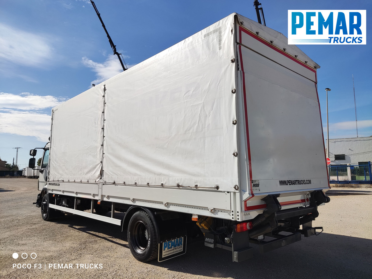 Curtain side truck VOLVO FL 250 SEMITAUTLINER 16T: picture 7