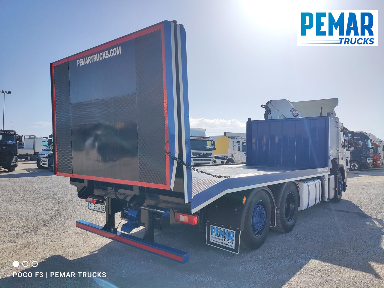 Car transporter truck, Crane truck VOLVO FM 410 6X2 GRUA PORTAMAQUINARIA: picture 6