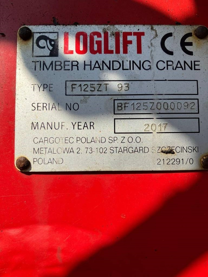 Loglift Timber cranes - Truck mounted crane: picture 1 Loglift Timber cranes - Truck mounted crane: picture 1