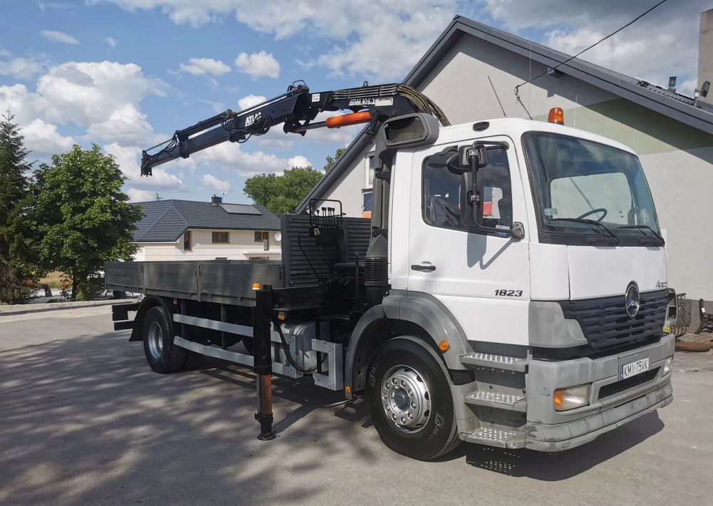 Mercedes-Benz Atego 1823 żuraw HDS Atlas 105.2 koła 315/80R22,5 - Dropside/ Flatbed truck, Crane truck: picture 2 Mercedes-Benz Atego 1823 żuraw HDS Atlas 105.2 koła 315/80R22,5 - Dropside/ Flatbed truck, Crane truck: picture 2