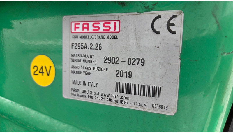 Leasing of Mercedes-Benz Arocs 3253 8X4*4 Fassi F295 Mercedes-Benz Arocs 3253 8X4*4 Fassi F295: picture 18