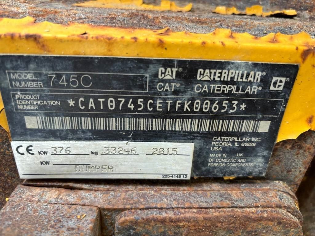 CAT 745 C (Under Preparation) - Articulated dump truck: picture 2 CAT 745 C (Under Preparation) - Articulated dump truck: picture 2