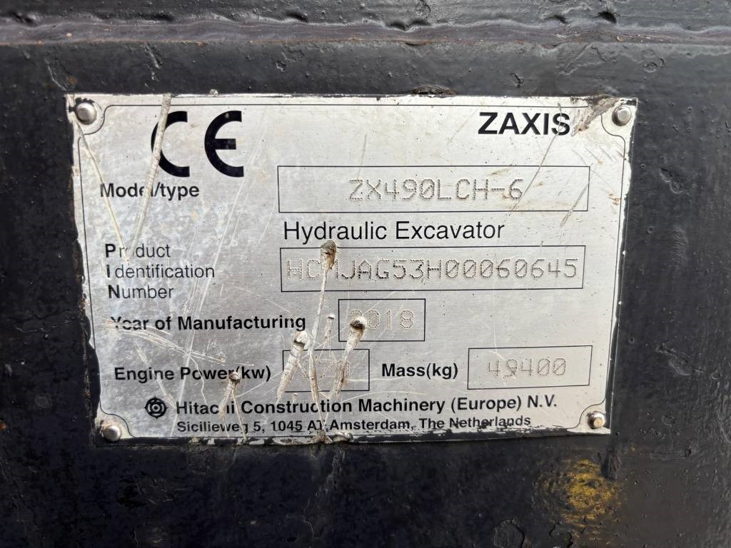 Crawler excavator Hitachi ZX 490 LC H-6: picture 7