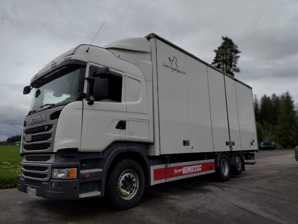 Scania R480 6x2 limetec kokosivuauk kori,liukukatto - Box truck: picture 1 Scania R480 6x2 limetec kokosivuauk kori,liukukatto - Box truck: picture 1