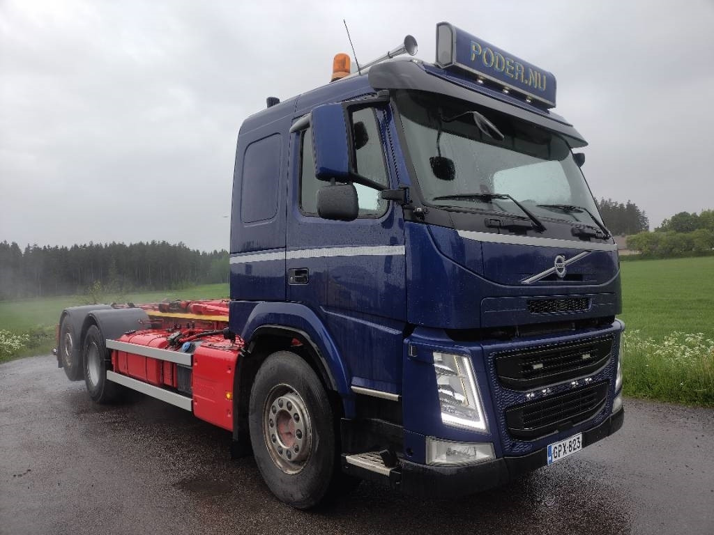 Volvo FM450 6x2 ohj.teli, Multilift koukkulaite - Hook lift truck: picture 1 Volvo FM450 6x2 ohj.teli, Multilift koukkulaite - Hook lift truck: picture 1