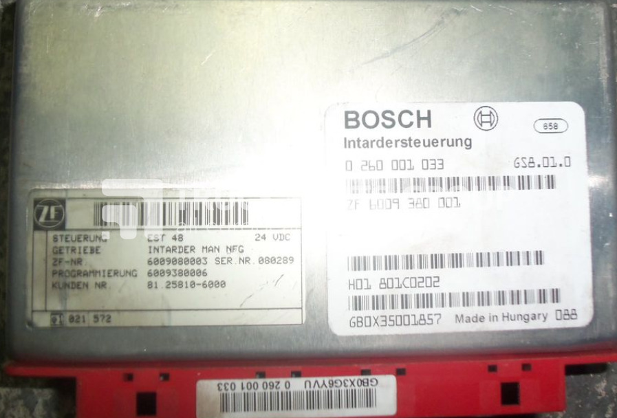 MAN TGA, TGX, EURO3 EURO4, EURO5 ECU intarder, retarder control unit control unit - ECU for Truck: picture 1 MAN TGA, TGX, EURO3 EURO4, EURO5 ECU intarder, retarder control unit control unit - ECU for Truck: picture 1