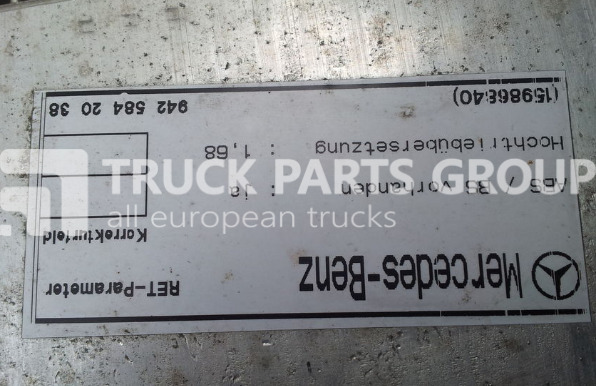 MERCEDES-BENZ Mercedes Actros MP1, MP2, MP3 retarder control unit VOITH, , 534 control unit - ECU for Truck: picture 2 MERCEDES-BENZ Mercedes Actros MP1, MP2, MP3 retarder control unit VOITH, , 534 control unit - ECU for Truck: picture 2