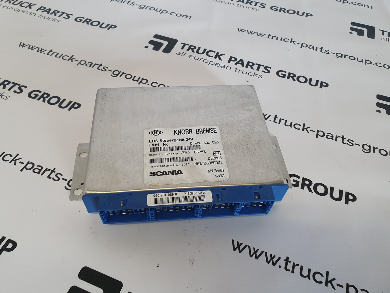 SCANIA T, P, G, L, R, series HPI EURO 3, EURO 4 EBS control unit, elect control unit - ECU for Truck: picture 1 SCANIA T, P, G, L, R, series HPI EURO 3, EURO 4 EBS control unit, elect control unit - ECU for Truck: picture 1
