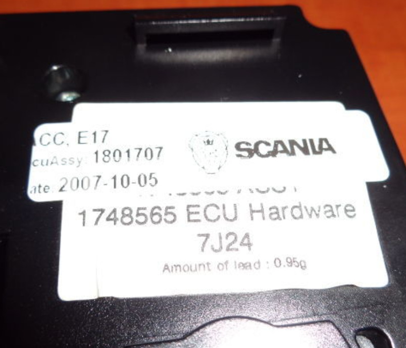 SCANIA T, P, G, L series XPI EURO 5, EURO 6 ACC control unit, climate c control unit - ECU for Truck: picture 3 SCANIA T, P, G, L series XPI EURO 5, EURO 6 ACC control unit, climate c control unit - ECU for Truck: picture 3