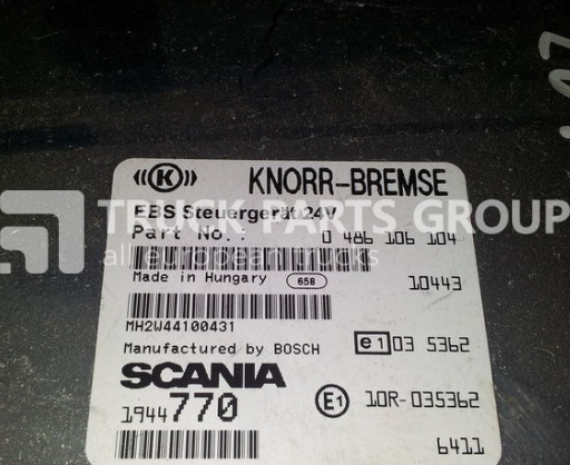 SCANIA T, P, G, R, L series XPI, EURO5, EURO6, EBS, ECU, BMS control un control unit - ECU for Truck: picture 2 SCANIA T, P, G, R, L series XPI, EURO5, EURO6, EBS, ECU, BMS control un control unit - ECU for Truck: picture 2