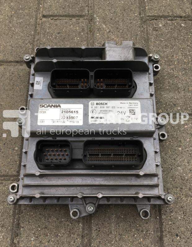 Scania P, T, G series EURO6, EURO 6 emission GAS powered ECU OCS engine control unit, ECU, EDC, EMS, OC09 engine 2293507, OSC1, ignition module, by BOSCH 0281020907, 2190078, 2279309, 2385579, 2635351 - ECU for Truck: picture 1 Scania P, T, G series EURO6, EURO 6 emission GAS powered ECU OCS engine control unit, ECU, EDC, EMS, OC09 engine 2293507, OSC1, ignition module, by BOSCH 0281020907, 2190078, 2279309, 2385579, 2635351 - ECU for Truck: picture 1