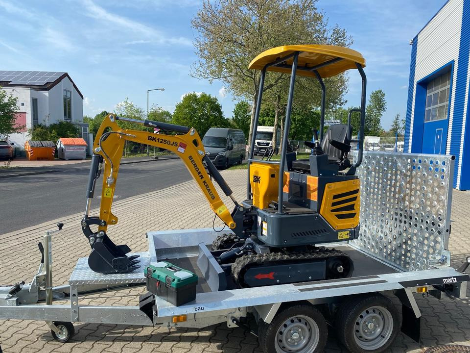 Minibagger BK1250JS + Tieflader + Zubehör *INKL.19% MWST*KUBOTA*BERGER KRAUS*JOYSTICK*SOFORT!* - Mini excavator, Trailer: picture 5 Minibagger BK1250JS + Tieflader + Zubehör *INKL.19% MWST*KUBOTA*BERGER KRAUS*JOYSTICK*SOFORT!* - Mini excavator, Trailer: picture 5