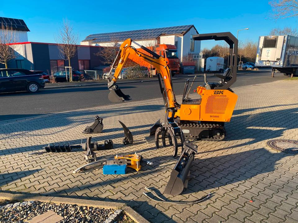 Minibagger BK1500JS + Zubehör *INKL.19% MWST*BERGER KRAUS*KUBOTA*JOYSTICK*ZUBEHÖRPAKET GROß*SOFORT!* - Mini excavator: picture 2 Minibagger BK1500JS + Zubehör *INKL.19% MWST*BERGER KRAUS*KUBOTA*JOYSTICK*ZUBEHÖRPAKET GROß*SOFORT!* - Mini excavator: picture 2