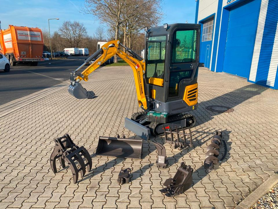 Minibagger BK950KS + Zubehör *INKL.19% MWST*BERGER KRAUS*KABINE*SOFORT!* - Mini excavator: picture 2 Minibagger BK950KS + Zubehör *INKL.19% MWST*BERGER KRAUS*KABINE*SOFORT!* - Mini excavator: picture 2