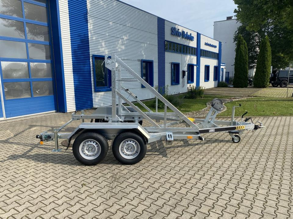 Cable drum trailer Vermietung / Kabelanhänger 2700KG / Nutzlast 2094KG / Kabeltrommel-Anhänger / Glasfaser/ 1 Woche: picture 7