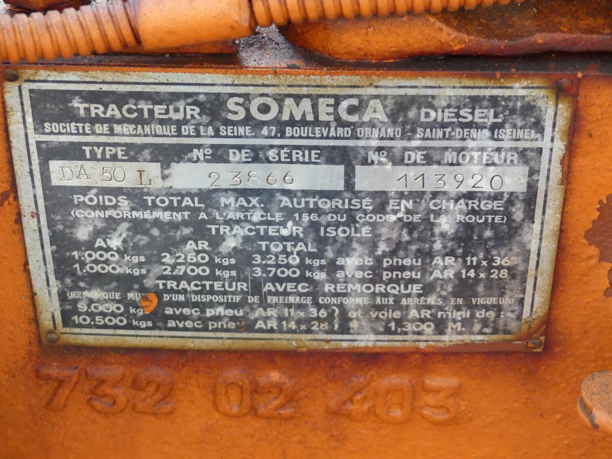 Farm tractor Someca DA50L: picture 24